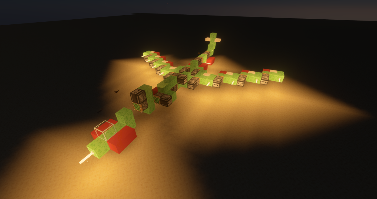 REAL WORKING PLANE, NO MODS. vanilla minecraft flying machine redstone