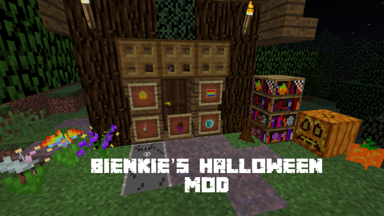 NEW THINGS UPDATE! Bienkie's Halloween Mod! (1.12.2) Minecraft Mod