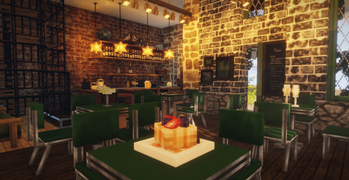 Green Bean Bar #1 Sun Street Minecraft Map