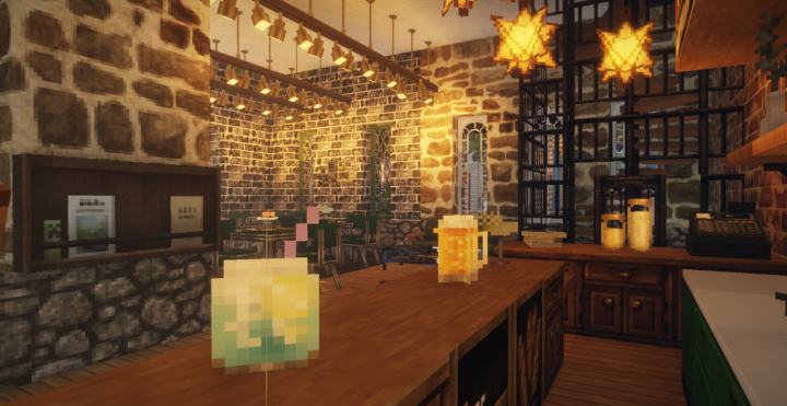 Green Bean Bar #1 Sun Street Minecraft Map