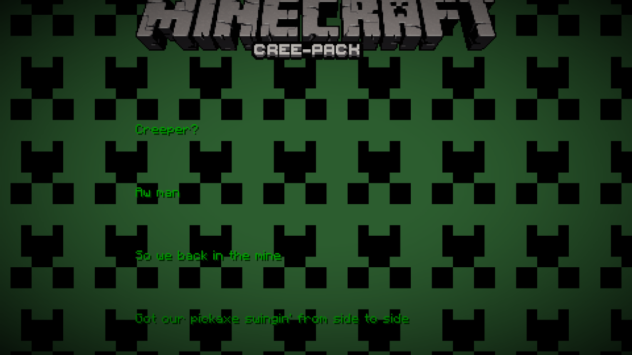 Creeper Aw Man Pack Minecraft Texture Pack