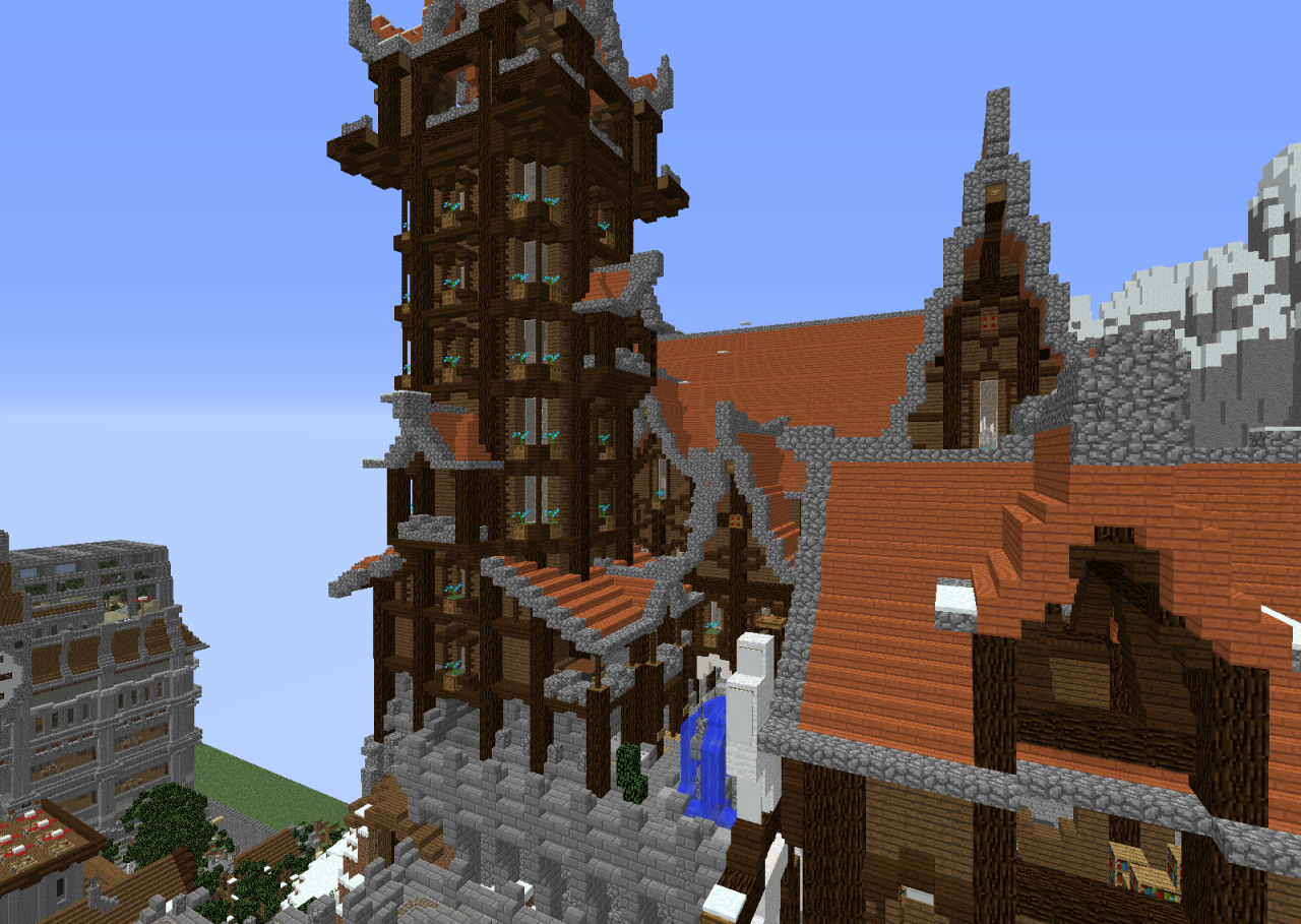 The Redstone Theme Park [MASSIVE AND FULLY FUNCTIONAL] OVER 1000 ...