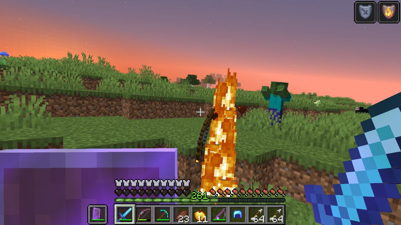 Burning Mobs (1.14+) Minecraft Data Pack