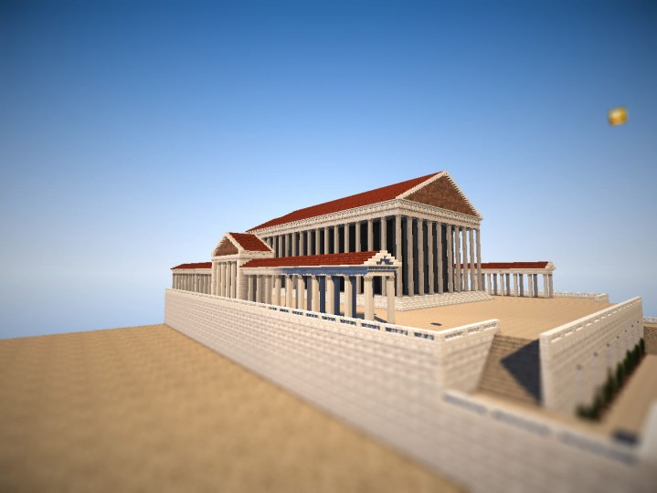 Building Rome, Venus' Temple Minecraft Map