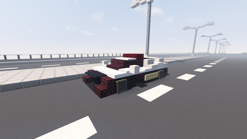 Japanese Police Nissan GT-R R35 Minecraft Map