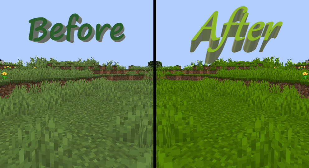Greener Greens MiniPack Make Minecraft Feel More Alive! Minecraft