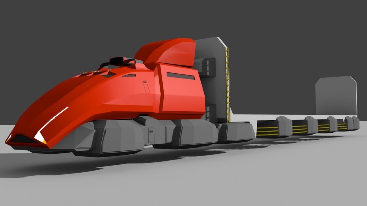 Futuristic Hovercraft Freight And Flatbed Trucks Minecraft Map Hover Trucks 2 1