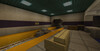 The subway platform for Industria Station