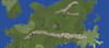 A zoomed-in view of the map.